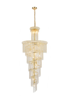 Large Chandeliers Glass Shade by Elegant Lighting ( 173 | V1800SR30G/RC Spiral ) 