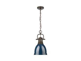 Mini Pendants Metal Shade by Golden ( 62 | 3602-S RBZ-NVY Duncan ) 