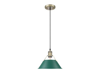 Mini Pendants Metal Shade by Golden ( 62 | 3306-M AB-GN Orwell ) 