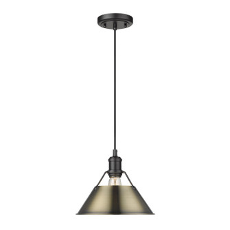 Pendants Metal Shade by Golden ( 62 | 3306-M BLK-AB Orwell ) 