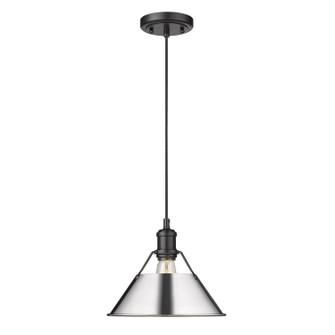 Mini Pendants Metal Shade by Golden ( 62 | 3306-M BLK-CH Orwell ) 