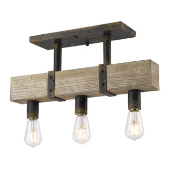 Flush Mounts Exposed Lamps by Golden ( 62 | 0818-SF ABI Garrett ) 