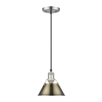 Mini Pendants Metal Shade by Golden ( 62 | 3306-S PW-AB Orwell ) 