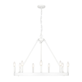 Mid. Chandeliers Candle by Golden ( 62 | 1017-9 WHT Alastair ) 