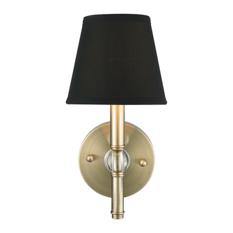 Sconces Single Candle by Golden ( 62 | 3500-1W AB-GRM Waverly ) 