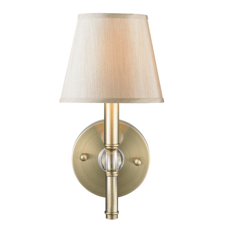 Sconces Single Candle by Golden ( 62 | 3500-1W AB-PMT Waverly ) 