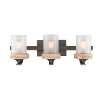 Bathroom Fixtures Three Lights by Golden ( 62 | 1048-BA3 GMT-CS Chatham ) 