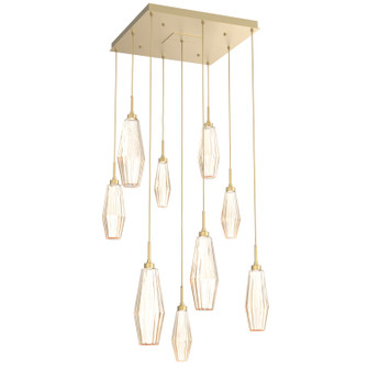 Mid. Chandeliers Multi-Port/Cascade by Hammerton Studio ( 404 | CHB0049-09-GB-RA-C01-L1 Aalto ) 