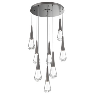 Mid. Chandeliers Multi-Port/Cascade by Hammerton Studio ( 404 | CHB0078-08-GP-C-C01-L1 Raindrop ) 