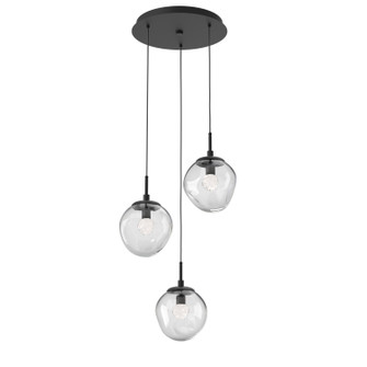 Mini Pendants 3 Light Cluster by Hammerton Studio ( 404 | CHB0066-03-MB-FC-C01-L1 Aster ) 