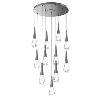 Mid. Chandeliers Multi-Port/Cascade by Hammerton Studio ( 404 | CHB0078-11-GP-C-C01-L1 Raindrop ) 