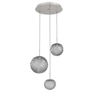 Mini Pendants 3 Light Cluster by Hammerton Studio ( 404 | CHB0092-03-BS-S-C01-L1 Gaia ) 