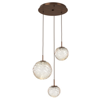 Mini Pendants 3 Light Cluster by Hammerton Studio ( 404 | CHB0092-03-RB-A-C01-L1 Gaia ) 