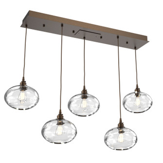 Linear/Island 4 Light + by Hammerton Studio ( 404 | PLB0036-05-FB-OC-C01-E2 Coppa ) 