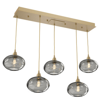 Linear/Island 4 Light + by Hammerton Studio ( 404 | PLB0036-05-GB-OS-C01-E2 Coppa ) 