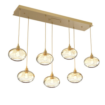 Linear/Island 4 Light + by Hammerton Studio ( 404 | PLB0036-07-GB-OA-C01-E2 Coppa ) 