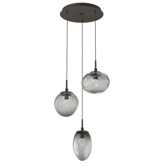 Mini Pendants 3 Light Cluster by Hammerton Studio ( 404 | CHB0069-03-FB-FS-C01-L1 Cosmos ) 