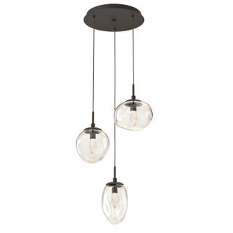 Mini Pendants 3 Light Cluster by Hammerton Studio ( 404 | CHB0069-03-FB-GA-C01-L1 Cosmos ) 