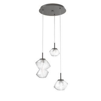 Mini Pendants 3 Light Cluster by Hammerton Studio ( 404 | CHB0089-03-GP-C-C01-L3 Mesa ) 