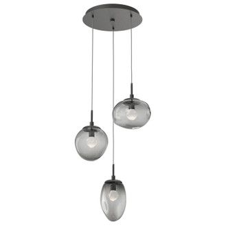Mini Pendants 3 Light Cluster by Hammerton Studio ( 404 | CHB0069-03-GP-ZS-C01-L1 Cosmos ) 