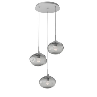 Mini Pendants 3 Light Cluster by Hammerton Studio ( 404 | CHB0068-03-CS-ZS-C01-L1 Nebula ) 
