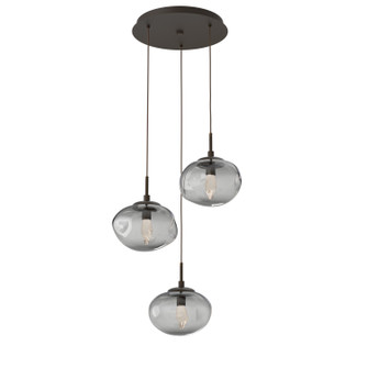 Mini Pendants 3 Light Cluster by Hammerton Studio ( 404 | CHB0068-03-FB-GS-C01-L3 Nebula ) 