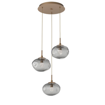 Mini Pendants 3 Light Cluster by Hammerton Studio ( 404 | CHB0068-03-NB-FS-C01-L1 Nebula ) 
