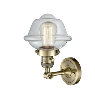 Sconces Single Glass by Innovations ( 405 | 203SW-AB-G532 Franklin Restoration ) 