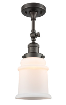 Semi-Flush Mts. Glass Down by Innovations ( 405 | 201F-OB-G181-LED Franklin Restoration ) 