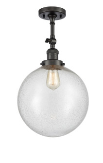 Semi-Flush Mts. Glass Down by Innovations ( 405 | 201F-OB-G204-12 Franklin Restoration ) 