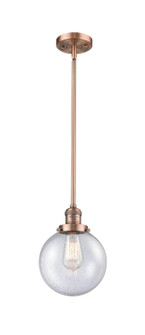 Mini Pendants Glass Down by Innovations ( 405 | 201S-AC-G204-8-LED Franklin Restoration ) 