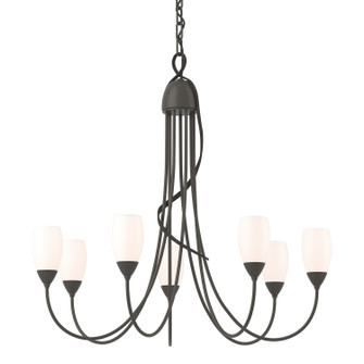 Mid. Chandeliers Glass Up by Hubbardton Forge ( 39 | 103049-SKT-07-GG0444 Flora ) 