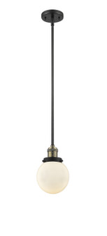 Mini Pendants Glass Down by Innovations ( 405 | 201S-BAB-G201-6-LED Franklin Restoration ) 