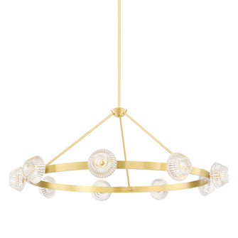 Large Chandeliers Glass Shade by Hudson Valley ( 70 | 6150-AGB Barclay ) 