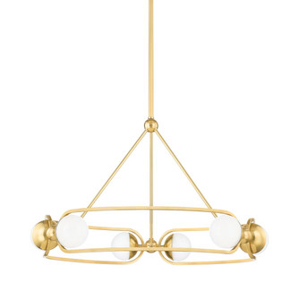 Mid. Chandeliers Glass Down by Hudson Valley ( 70 | 2531-AGB Hartford ) 