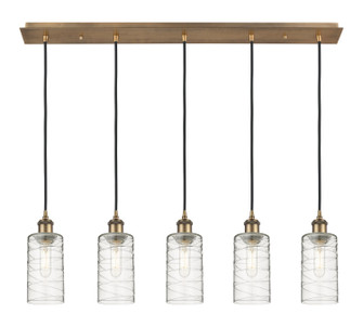 Linear/Island 4 Light + by Innovations ( 405 | 125B-5P-BB-G434-7DE Downtown Urban ) 