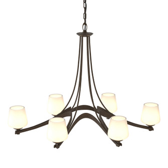 Large Chandeliers Glass Shade by Hubbardton Forge ( 39 | 104106-SKT-05-GG0236 Ribbon ) 