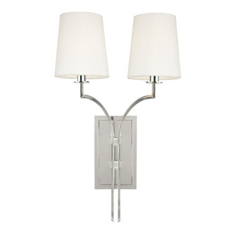 Sconces Double Candle by Hudson Valley ( 70 | 3112-PN Glenford ) 