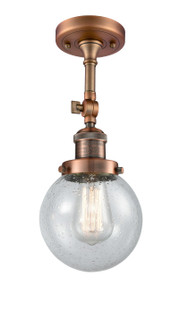 Semi-Flush Mts. Directional by Innovations ( 405 | 201F-AC-G204-6-LED Franklin Restoration ) 