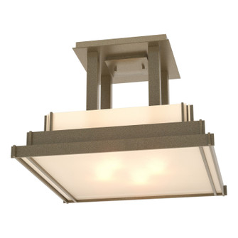 Semi-Flush Mts. Glass Down by Hubbardton Forge ( 39 | 123715-SKT-84-BB0416 Steppe ) 