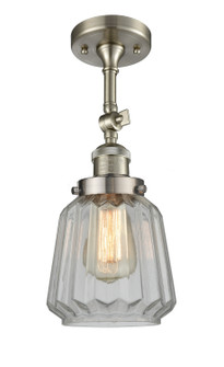 Semi-Flush Mts. Glass Down by Innovations ( 405 | 201F-SN-G142 Franklin Restoration ) 