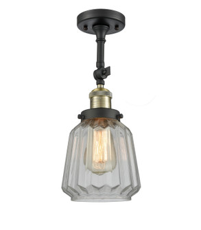Semi-Flush Mts. Directional by Innovations ( 405 | 201F-BAB-G142-LED Franklin Restoration ) 