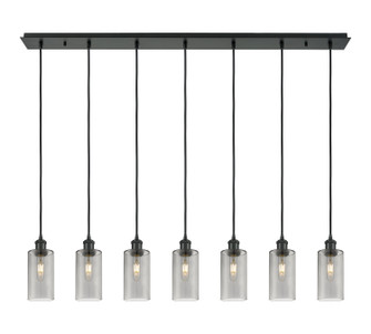 Linear/Island 4 Light + by Innovations ( 405 | 127B-7P-BK-G434-7SM Downtown Urban ) 