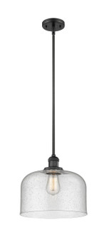 Pendants Glass Down by Innovations ( 405 | 201S-BK-G74-L-LED Franklin Restoration ) 