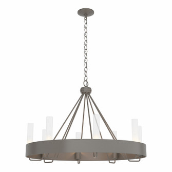 Mid. Chandeliers Glass Up by Hubbardton Forge ( 39 | 105040-SKT-07-ZM0611 Banded ) 