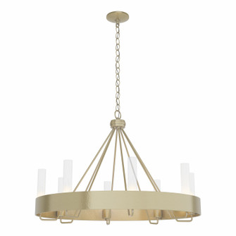Mid. Chandeliers Glass Up by Hubbardton Forge ( 39 | 105040-SKT-86-ZM0611 Banded ) 