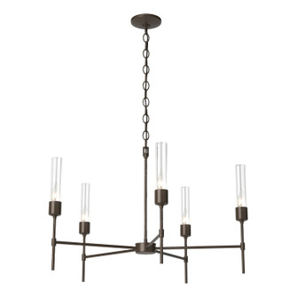 Mid. Chandeliers Glass Up by Hubbardton Forge ( 39 | 105045-SKT-05-ZM0611 Vela ) 
