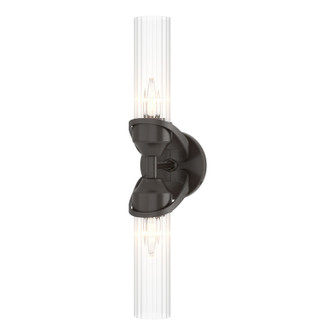 Sconces Double Glass by Hubbardton Forge ( 39 | 201346-SKT-14-ZM0634 Bow ) 