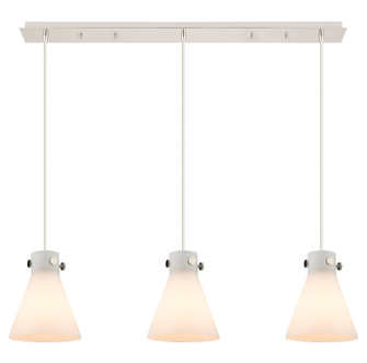 Linear/Island 3 Light Bar by Innovations ( 405 | 123-410-1PS-PN-G411-8WH Downtown Urban ) 