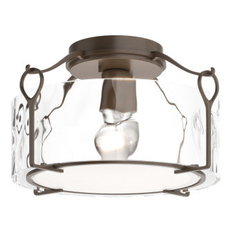 Semi-Flush Mts. Drum Shade by Hubbardton Forge ( 39 | 121142-SKT-05-LL0218 Bow ) 